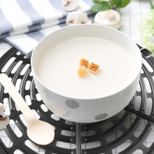 Separador de alimentos Accesorios divisores de cocina para freidoras de aire No estera para cocinar uniformemente varios ingredientes (B)