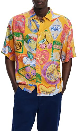 Desigual CAM_Cartagena herrskjorta, Orange, L