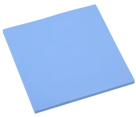 Xixian Thermal Conductive Pad, Heat Transfer Mat 100x100x5mm 1.5W/m-k, Silicone Heat Sink for Graphics Card Memory Crossline, High-Speed Hard Drive, LED Industry, Blue