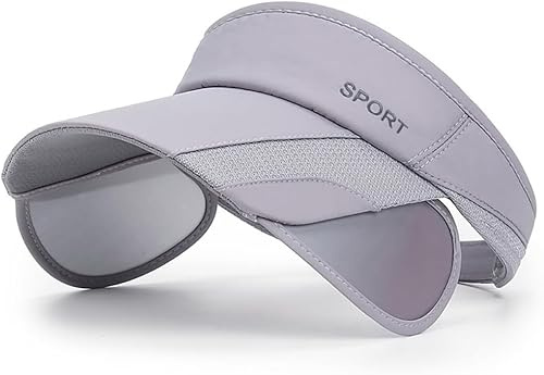 TOFBS Visera Deportiva Ajustable Tipo Abierta Superior Protección Solar Unisex Banda Elástica Transpirable Ligera