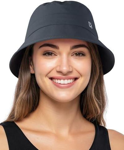 GADIEMKENSD Sombrero Tipo Bucket Repelente al Agua UPF50+, Ligero, Plegable, para Actividades al Aire Libre