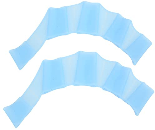 Xiuganpo Esposas de Natación Aletas Guantes de Silicona para Nadar Más Rápido y Atrapar Olas, Guantes Plegables para Dedos de Palma para Adultos y Niños (S)