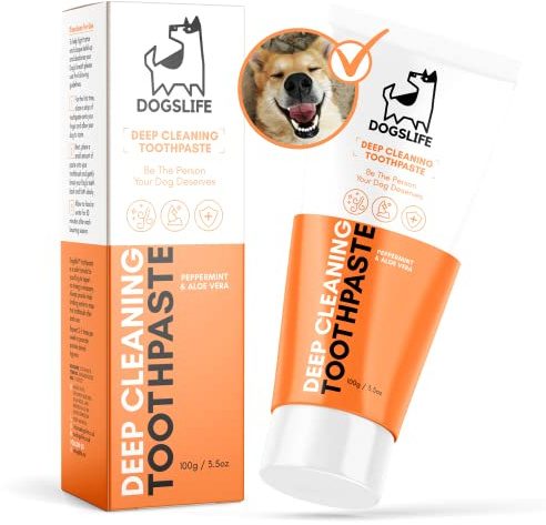 Dog Toothpaste | Natural Toothpaste for Dogs | Remove Plaque, Fight Decay & Bad Dog Breath | 100g Mint