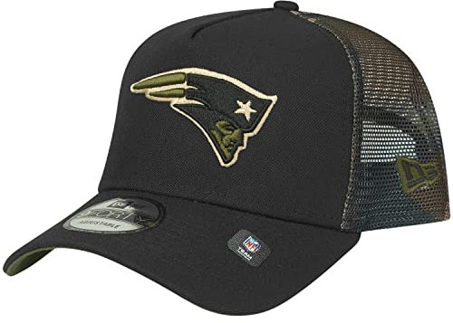 New Era Snapback Trucker Cap - New England Patriots Wood