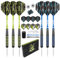MageRabbit Dartpfeile mit Metallspitze 6pcs,Stahlspitzen-Dartpfeile-Set, 22g Steeldarts,professionelle Metallpfeile, 6 Stück Metallpfeile für Dartscheibe