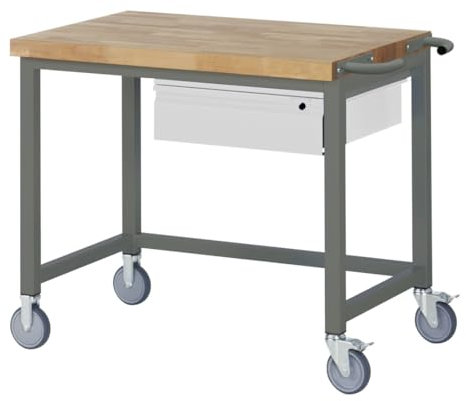 Etabli Mobile STIER Premium avec 1 tiroir, lxPxH 1 000x700x880 mm