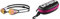 ARENA Tracks Mirror Anti-Fog Wettkampf Schwimmbrille Unisex für Erwachsene, UV-Schutz, 4 Austauschbare Nasenstege, Silikon Dichtungen & Unisex Schwimmbrillen Etui, Black-White-Fuchsia (509), One Size