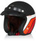 ORIGINE Motorradhelm Jethelm Vintage Rollerhelm Retro ECE-Zertifizierung (Classic Black,L)