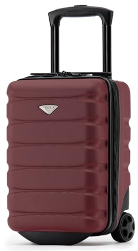 Flight Knight Lightweight 2 Wheel ABS Hard Case Suitcases Cabin Carry On Hand Luggage Approved for Over 100 Airlines Including British Airways, easyJet & Maximum Size for Ryanair 40x20x25cm