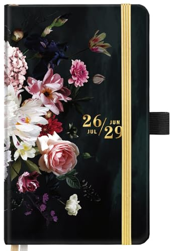 2026-2029 Pocket Planner/Calendar - JUL. 2026 - JUN. 2029, 3.8 x 6.4, 3 Year Monthly Pocket Planner/Calendar, Monthly Calendar with 61 Note Pages, Pen Holder, Elastic Closure, Bookmark