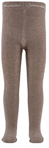 Sterntaler Strumpfhose uni - Baby und Kinder Strumpfhose mit hohem Baumwollanteil (90%) - hautsympathisch - bequeme Passform - pflegeleicht -Babykleidung ab Geburt - Größe 116, Farbe braun melange