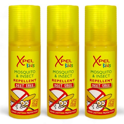 3 Xpel Spray Multipack : Xpèl Kids Mosquito & Insect Repellent Pump 70ml Spray