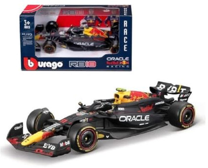 Bburago - F1 Red Bull Racing RB21 2025#1 Verstappen, 1:43 Scale Diecast Car with Authentic Details, F1 Red Bull Replica, Official Livery, Racing Licence, Recommended Age 3+ Years