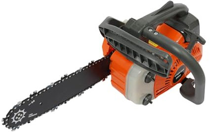 Tagtuell Tronçonneuse à essence 12 1,22 CV Tronçonneuse à essence avec couvercle de plaque de guidage et garde-boue, vitesse de rotation 9000 tr/min