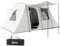 Outsunny 4 Man Tent, Family Camping Tent with Bedroom, Living Area and 2 Awning, 3000mm Waterproof, Portable with Bag for Festival Backpacking Hiking, White