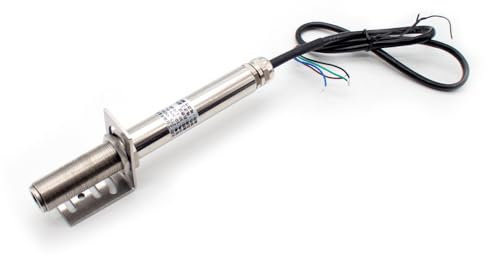 LeTkingok Industrieller Edelstahl-Lärmsensor, Schallpegelmesser-Lärmtest-Dezibelmesser-Überwachungsmodul (4-20mA)