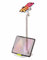 PUJUDODA Handy Ständer, Höhen und Winkel Verstellbarer Handyhalterung Tisch, Klappbarer Handyhalter Schreibtisch für iPhone 15,14,13,12,11,Pro, XR, XS, Galaxy, Smartphone, Weiß