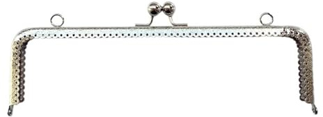 AMENGJ Clutch per Borse Uncinetto 30/25 cm Borsa Spessa Fai da Te con Chiusura a Scatto in Bronzo Cornice Quadrata for Accessorio Borsa(25cm Type 4)