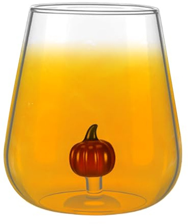 Glaskoppar | Halloween dricksglas, vinmugg halloween för höst samlande bar cocktailfest semesterdekor säsongsfirande tema evenemang