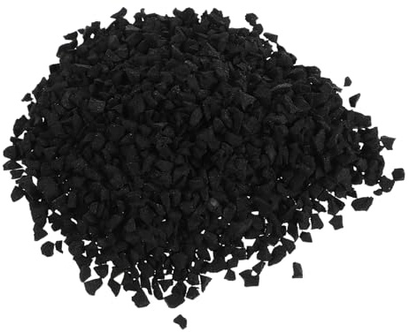 JOINPAYA Granuli di Gomma Fini per Prato Sintetico 1 kg, Materiale di Riempimento per Campi Sportivi e Campi da Calcio, Drenaggio Rapido, Assorbimento Urti e Resistenza alle Intemperie