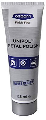 Unipol Polishing Paste, 125 ml - Universal for Silver, Steel, Brass, Copper, Tin, Chrome, Aluminum