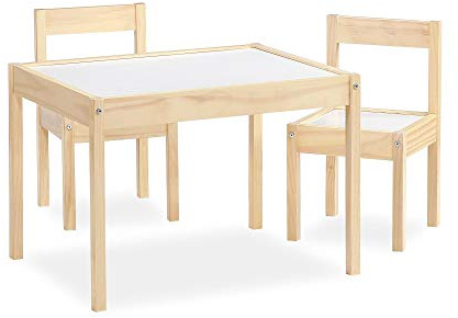 Baby Relax Set di tavoli e sedie per bambini Baby Relax Hunter, 3 pezzi, grigio