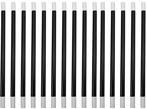 Hzyclzh 15 Stück Kunststoff Zauberstab, Magischer Zauberstab, Trick Party Zauberstab, Kunststoff Zauberstab Schwarz, für Zaubererkostüm, Zaubererhexe, Gastgeschenke