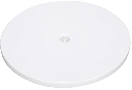 PATIKIL 9 Pesante Supporto Girevole con Acciaio Sfera Cuscinetti Giradischi Rotazione 360° Base Lazy Susan per Grande Schermo TV Computer Monitor Bianco