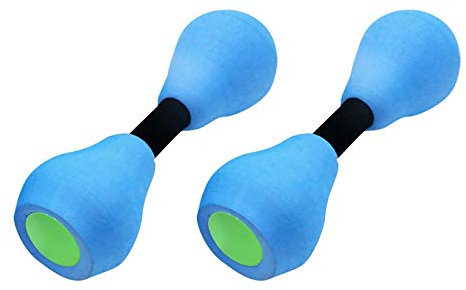 Aqua Hanteln - 2 Stück Wasserübung Kurzhanteln Schaumstoff Wasserhanteln Schwimmende Eva-Hantel-Übungshanteln für Pool-Fitness und Wassergymnastik