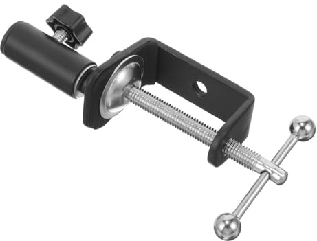 Toyvian Accesorios Para Micrófonos De Soporte Abrazadera c Soporte Para Varilla Mesa Para Transmisión Escritorio