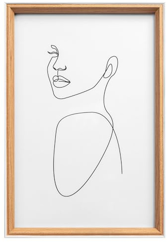 walther design Bilderrahmen Silhouette 18x24 cm, buche, Holzrahmen NW824P