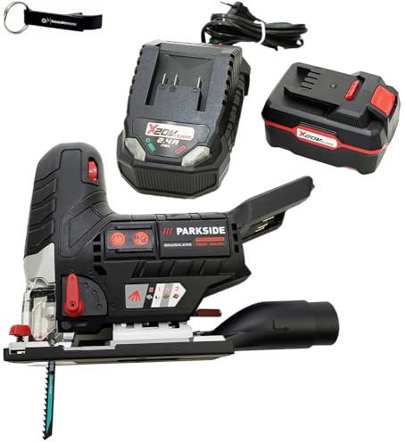 HEADNMORE® Bundle - PARKSIDE PERFORMANCE® 20V Akku Stichsäge PSSPA 20 + HEADNMORE® Schlüsselanhänger (1x4Ah Akku)