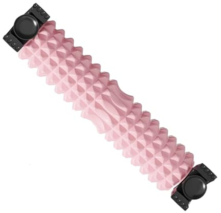 Rodillo de yoga – 58 centímetros de largo masajeador con protección antideslizante, rodillo de fascia para entrenamiento deportivo | Para ejercicio físico, recuperación, entrenamiento, sueño