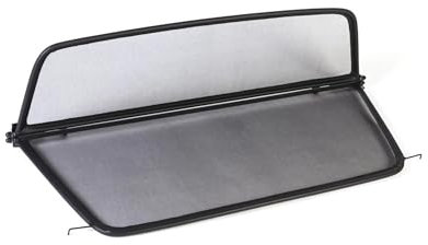 Déflecteur de vent pliable avec fermeture rapide - noir pour BMW 3-Série E36 Cabrio 1993-2000 | Filet Anti-Remous Coupe | Déflecteur d'air