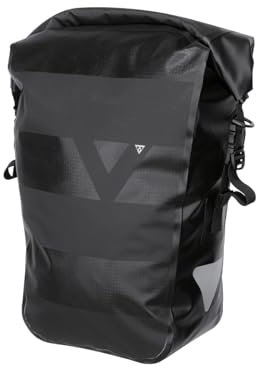 Topeak TT9861B Pannier Drybag, W/Quicklock System, 20l, One Piece, Fahrradtasche, Black (schwarz)