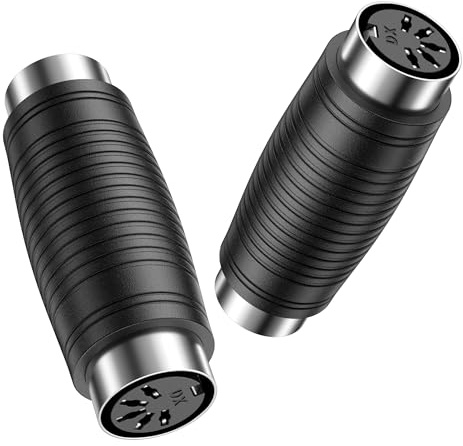 Cable Matters 2-Pack 5 Pin DIN MIDI Coupler Gender Changer (MIDI Extender Adapter)