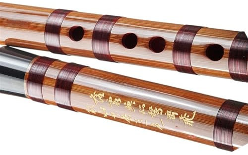 Bambusflöteninstrument Bambusflöte, Querflöte, Bambusflöte, Professionelle Prüfungsflöte, Natur (Color : C)