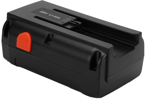25V 4000mAh Li-ION Batterie de Remplacement pour Gardena 04025-20 Compatibilité avec Gardena Accu-Spindelmäher 380 Li