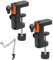 Pince Table Microphone, Lot de 2 Pince de Montage de Table avec Fixation Bidirectionnelle pour Support Bras de Micro/Lampe de Table, Réglable Pinces en C pour Table de 6 cm D'épaisseur