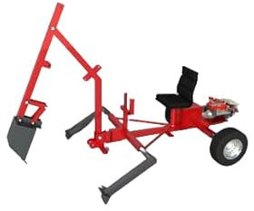 Towable Portable Backhoe Plans DIY Track Hoe Excavator Garden Digger Build Your Own