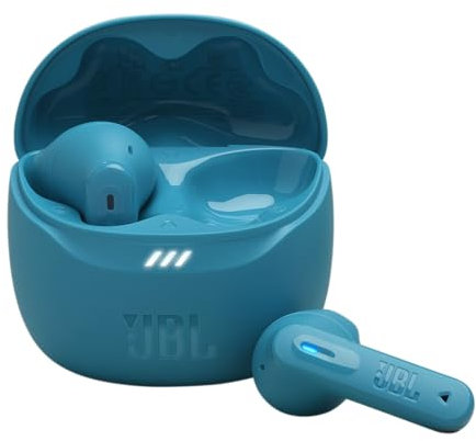 JBL Tune Flex 2, Kabellose Bluetooth-In-Ear-Ohrhörer mit Noise-Cancelling, 48 h Wiedergabezeit, IP54 wasser - und staubgeschützt, Multipoint-Verbindung, Ergonomisches Design, Türkis