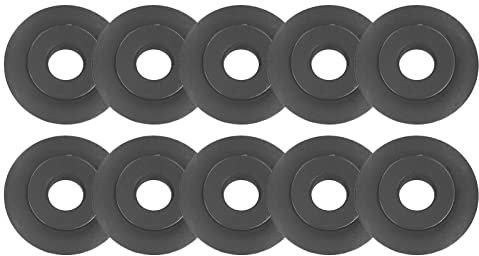 Happyfit 10pcs cuchillas de cortador de tubería cuchilla de reemplazo de rueda de repuesto para tubos de plástico de aluminio de cobre