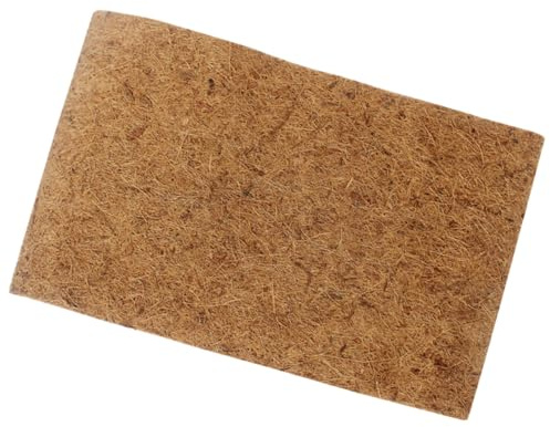 VALICLUD Alfombra de Fibra Natural para Reptiles 60X40X1 CM Sustrato para Terrarios de Tortugas Dragón Barbudo y Geckos Alta Permeabilidad al Agua y Buena Ventilación para Habitat de