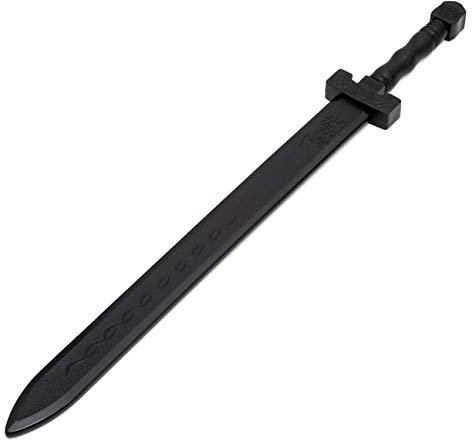 Kampfsport Schwarz Polypropylen Plastik Gladius Training Schwert - V3