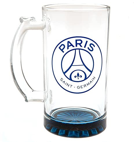 Paris Saint Germain Crest Stein Pint Glass