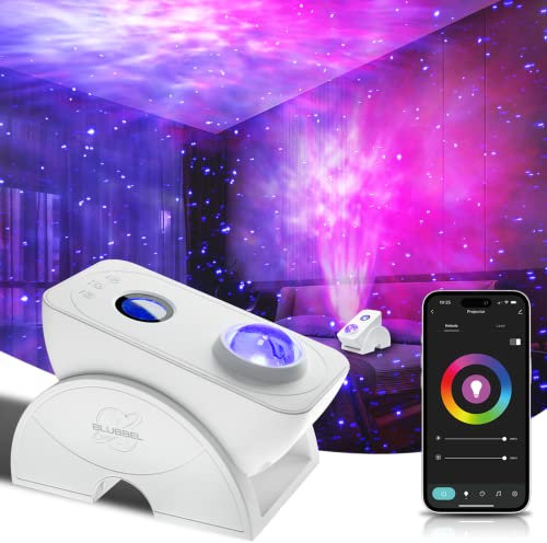 Blubbel Proiettore Smart LED per Cielo Stellato, Laser Blu Proiettore WiFi Starlight, Luce Notturna Galaxy 3D, Controllo App/Vocale, Starlight Galaxy, Compatibile con Alexa/Google, Regalo