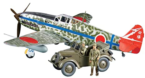 TAMIYA 25203 1:48 JPN Ki-61-Id Hien & Kurogane - Kit di montaggio in plastica, riproduzione dettagliata
