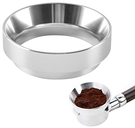 Doseringsring, 53 mm Magnetisk Kaffe Dispenser Tratt Tratt Ring för Espresso, Kaffettratt Kompatibel med 53 mm filterhållare, Kaffemaskinstillbehör för Barista, Café
