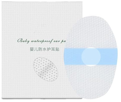 Parches impermeables para los oídos para bebés, pegatinas impermeables para los oídos para niños, Protector de oídos para ducha, 10 pegatinas para las orejas, material de gel de silicona, pegatinas im