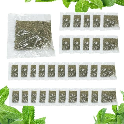 30 Packungen Premium Katzenminze, Natürliche Catnip Katzengras, Schonend Getrocknete Katzenminze, Katzenminze Getrocknet, Verwendet Als Snack Für Füllung Katzenspielzeug, 60g